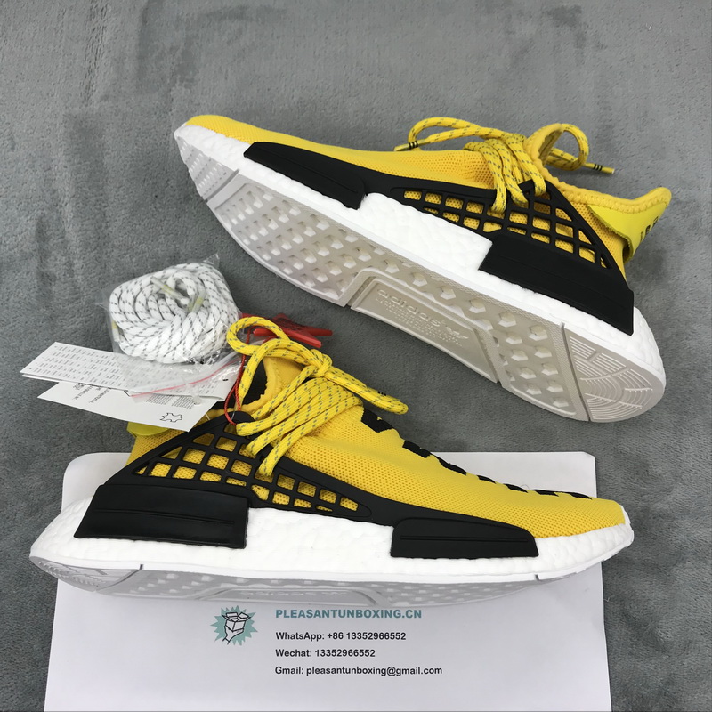 Authentic AD Human Race NMD x Pharrell Williams Yellow GS